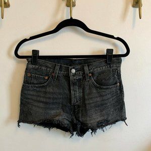 Levi's Black Wedgie Shorts
